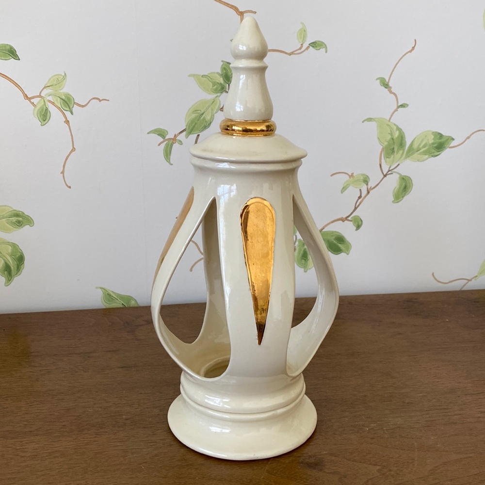VTG Ceramic Candle Holder Votive